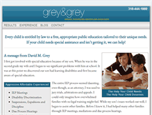 Tablet Screenshot of greyslaw.com